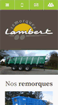 Mobile Screenshot of lambert-sa.com