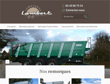Tablet Screenshot of lambert-sa.com